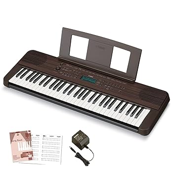 Amazon.co.jp: ヤマハ ポータブルキーボード 61鍵盤 ダーク